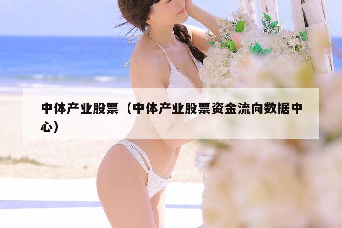 中体产业股票（中体产业股票资金流向数据中心）